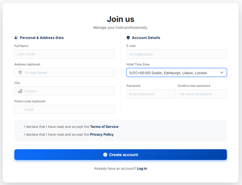 HCS Registration Form